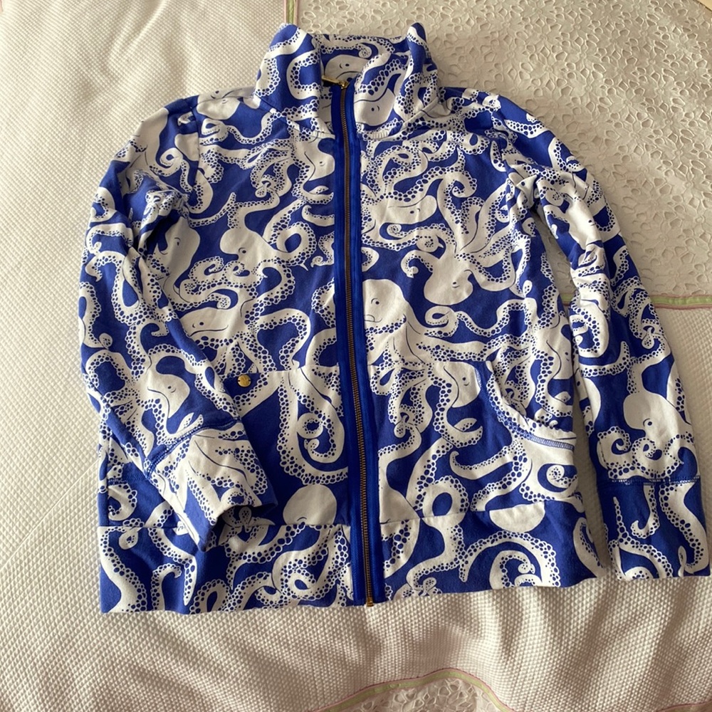 Lilly Pulitzer Octopus Zip-Up, Size M